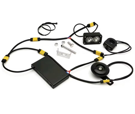 Baja Light + Horn Battery Powered (With Light and Horn Button)